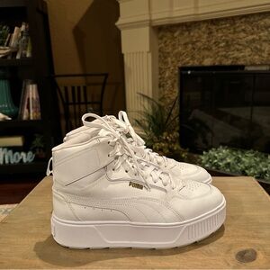 Size 9 - PUMA Karmen Rebelle Mid White